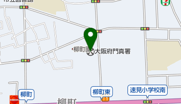 大阪府門真警察署の地図画像