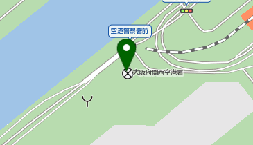 大阪府関西空港警察署の地図画像