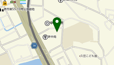 大阪府中堺警察署の地図画像