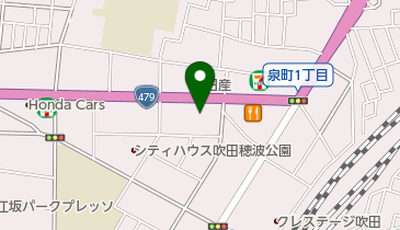 吹田郵便局の地図画像