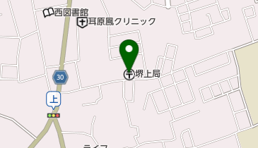 堺上郵便局の地図画像