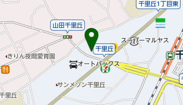 摂津千里丘郵便局の地図画像