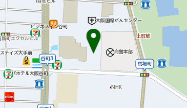 大阪法務局の地図画像