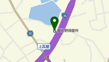 泉佐野保健所の地図画像