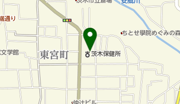 茨木保健所の地図画像