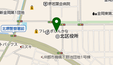 堺市北保健センターの地図画像