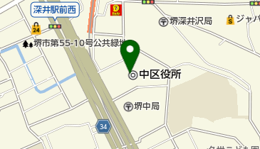 堺市中保健センターの地図画像