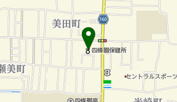 四條畷保健所の地図画像