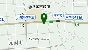 八尾市保健所の地図画像