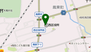堺市西保健センターの地図画像