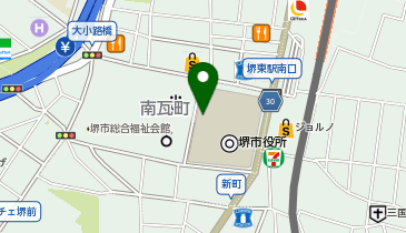 堺市堺保健センターの地図画像