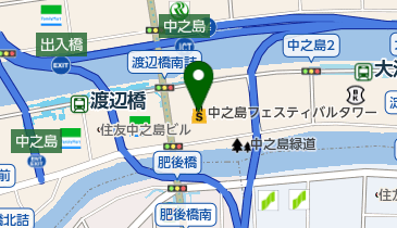 在大阪イタリア総領事館の地図画像