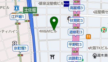 在大阪ブータン王国名誉領事館の地図画像