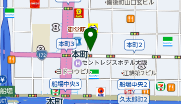 在大阪エストニア共和国名誉領事館の地図画像