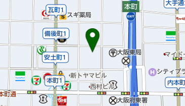 在大阪スロバキア共和国名誉領事館の地図画像