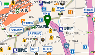 在大阪ベルギー王国名誉領事館の地図画像