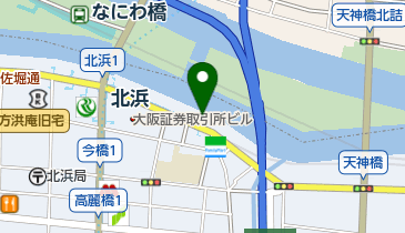 在大阪オランダ王国総領事館の地図画像