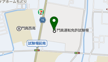 門真運転免許試験場の地図画像