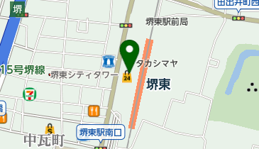 ハローワーク堺堺東駅前庁舎の地図画像