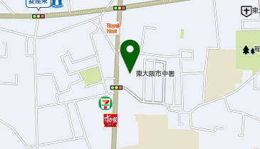 東大阪市中消防署の地図画像