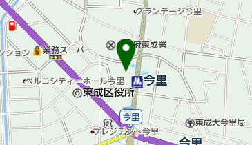 東成消防署の地図画像