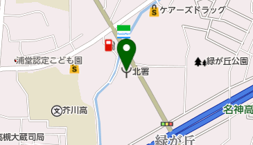 高槻市北消防署の地図画像