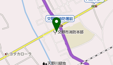 交野市消防署の地図画像