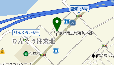 泉佐野消防署の地図画像