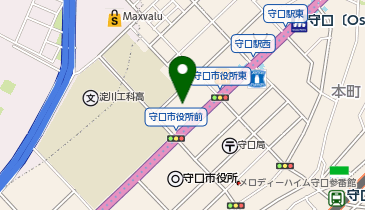 守口消防署の地図画像