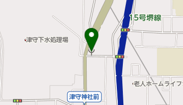 西成消防署津守出張所の地図画像