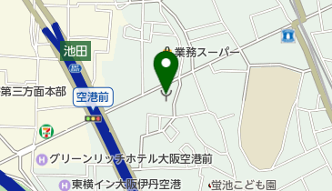 豊中市北消防署蛍池出張所の地図画像