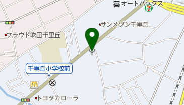 摂津市消防署千里丘出張所の地図画像