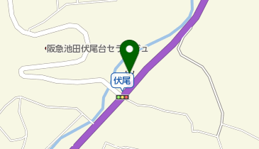 池田市消防署細河分署の地図画像