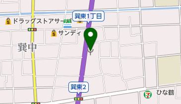 生野消防署巽出張所の地図画像