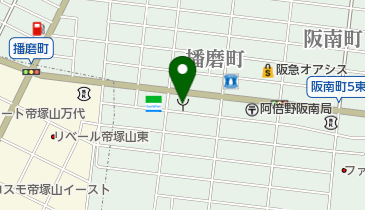 阿倍野消防署阪南出張所の地図画像