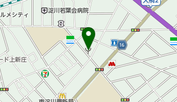 東淀川消防署豊里出張所の地図画像