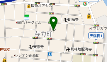 北消防署与力出張所の地図画像