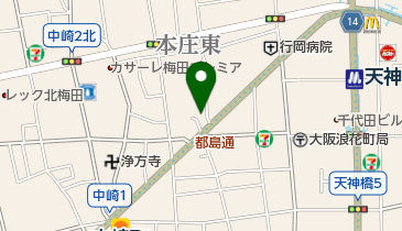 北消防署浮田出張所の地図画像