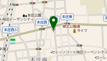 北消防署本庄出張所の地図画像