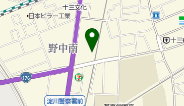 淀川消防署十三橋出張所の地図画像