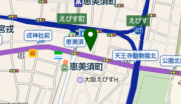 浪速消防署恵美須出張所の地図画像