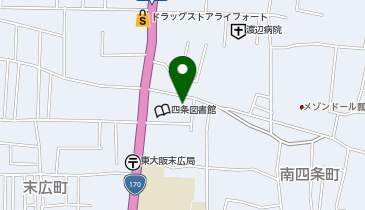 東消防署四条分署の地図画像