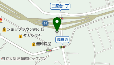 南消防署茶山台出張所の地図画像