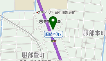 南消防署服部出張所の地図画像