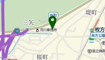 枚方寝屋川消防組合枚方消防署伊加賀分室の地図画像