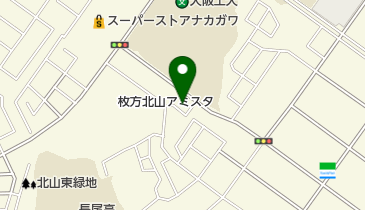 枚方東消防署北山出張所の地図画像