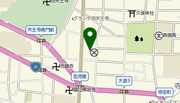 天王寺消防署元町出張所の地図画像