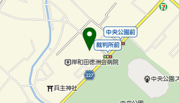 大阪家庭裁判所岸和田支部の地図画像