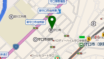 ゆうちょ銀行守口店の地図画像