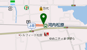 ゆうちょ銀行大阪支店近鉄河内松原駅内出張所の地図画像